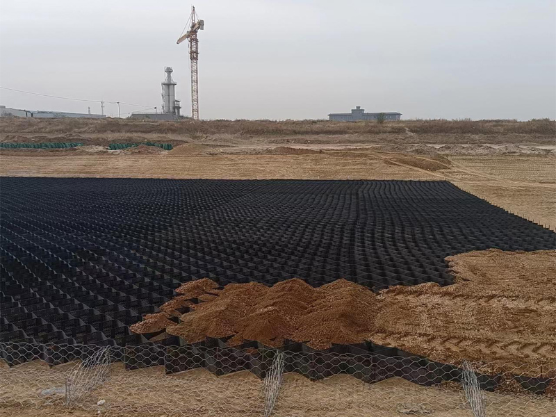 滹沱河项目蜂巢土工格室